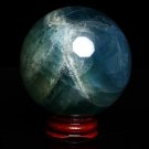 61mm Natural blue Fluorite ball,crystal Ball Sphere meditation energy healing Y7