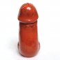 4.6"Natural Red Jasper quartz crystal Penis Phallic Wand Dick Genitals worship Q