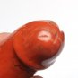 4.6"Natural Red Jasper quartz crystal Penis Phallic Wand Dick Genitals worship Q