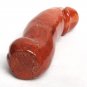 6.4" Natural Red Jasper crystal Penis Phallic Phallus Dick Genitals worship BH4