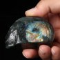 2.6" ARAGONITE Alien Labradorite Skull, FLASH Star Being Crystal Healing  N03