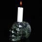 4" Natural Kabbah Jasper Crystal Skull Candlestick,Crystal Healing Laughter TZ1