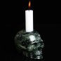 4" Natural Kabbah Jasper Crystal Skull Candlestick,Crystal Healing Laughter TZ1