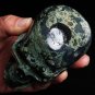 4" Natural Kabbah Jasper Crystal Skull Candlestick,Crystal Healing Laughter TZ1