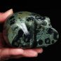 4" Natural Kabbah Jasper Crystal Skull Candlestick,Crystal Healing Laughter TZ1
