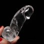 NATURAL Clear Crystal Penis Polished Quartz Crystal Healing Massage Dick 1002