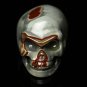 Stunning 2.8" OCEAN JASPER Hand Carved Mayan Alien Crystal Skull Healing YH3