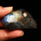 2.4" Natural Amazing Beautiful rainbow Labradorite Crystal Quartz Skull alien 15