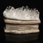 2.4" Natural quartz crystal cluster Druse coffin, hand-carved Reiki Healing GC3
