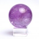 43mm Natural Amethyst  Quartz crystal Ball Sphere meditation energy healing N125