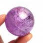 43mm Natural Amethyst  Quartz crystal Ball Sphere meditation energy healing N125