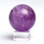 43mm Natural Amethyst  Quartz crystal Ball Sphere meditation energy healing N125