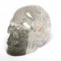 3.4'' Sculpture natural green strawberry crystal quartz crystal alien skull TL17