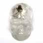 Natural Green Ghost Quartz Crystal Skull Hand Engraved TL1...
