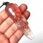 46g Rare Smelt clear crystal Quartz Skull Pendant, Energy reiki healing N83