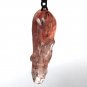 46g Rare Smelt clear crystal Quartz Skull Pendant, Energy reiki healing N83