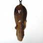 4.25" Natuarl Gorgeous Red Onyx Agate Gemstone Skull Pendant Bead Talisman N93