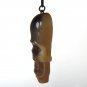 4.25" Natuarl Gorgeous Red Onyx Agate Gemstone Skull Pendant Bead Talisman N93