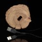 USB Natural Quartz Crystal Point Wand Night Light table Lamp Reiki Healing 011