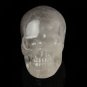 3.7" Clear Green phantom crystal skull,Crystal Skull,Garden Crystal Healing TL15