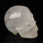 3.7" Clear Green phantom crystal skull,Crystal Skull,Garden Crystal Healing TL15