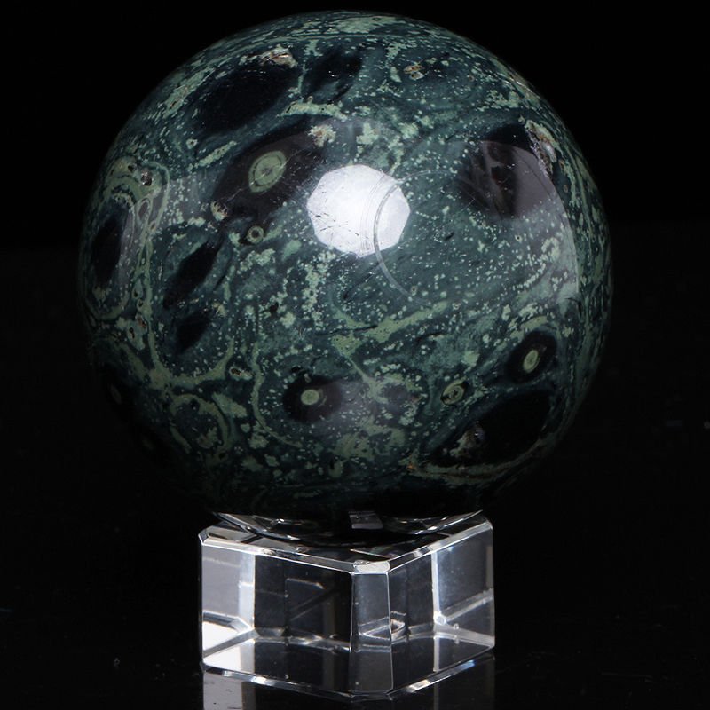56mm Rare Natural Kabbah Jasper ball,Magic Crystal Sphere Divination healing QK1
