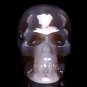 BRAZIL GEODE AGATE Carved Crystal Skull Skeleton, Realistic,Crystal Healing TM17