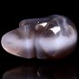 BRAZIL GEODE AGATE Carved Crystal Skull Skeleton, Realistic,Crystal Healing TM17