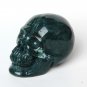 3.2" BRAZIL GEODE AGATE Carved Crystal Skull Skeleton, Realistic, Healing N36