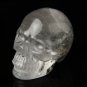 3.5"Natural Green Clear Quartz Crystal Skull activated Ancient Skull Amar ET TL2
