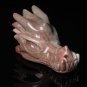 3.2" Amazing Natural Ocean Jasper Skull Dragon Crystal Quartz Gem Collection LH7