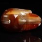 3.1" Gemstone Crazy Lace Agate CRYSTAL SKULL Laughter! Increase Energy! TM15