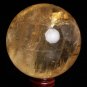 78mm Beautiful Natural Calcite ball, crystal ball Rainbow Magic beauty energy F4