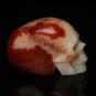 294g 3.4" Natural Agate Crystal Cave skull, Crystal Skull ,Crystal Healing N73