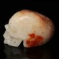 294g 3.4" Natural Agate Crystal Cave skull, Crystal Skull ,Crystal Healing N73