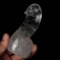 4.3" Natural Clear Quartz Crystal Penis worship Polished  Reiki Healing Wand x84