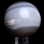 82mm Natural agate Ball Quartz crystal Ball Magic Sphere Divination healing QM2