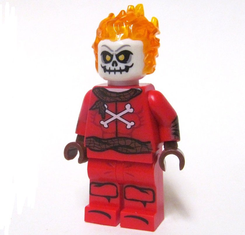 Blazing Skull Marvel Custom minifigure movie building toy figure