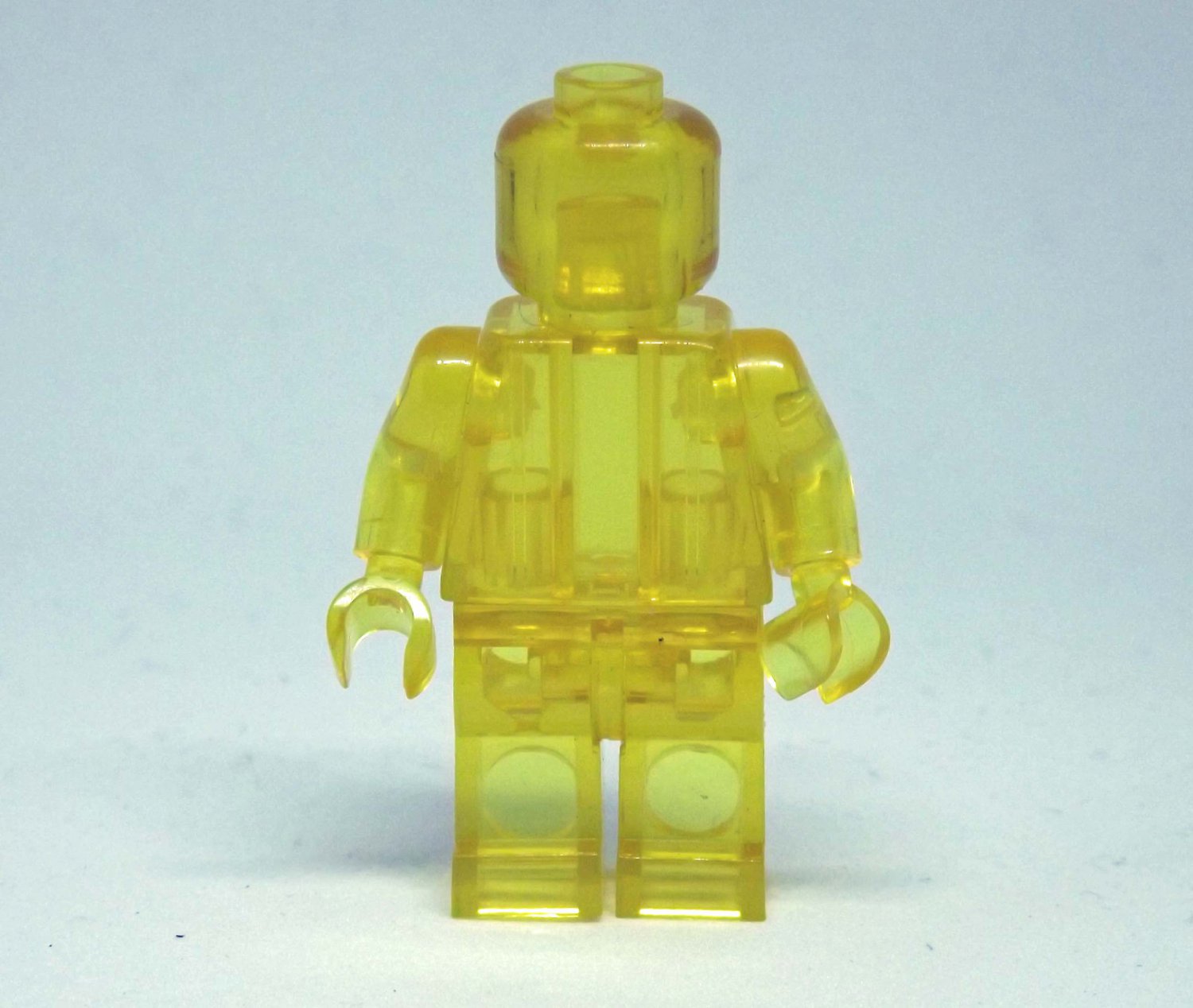 Clear Yellow DIY Custom minifigure movie building toy figure