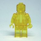 Clear Yellow DIY Custom minifigure movie building toy figure