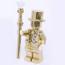 Mister Gold movie Custom minifigure movie building toy figure