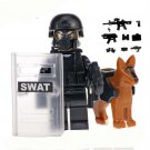 SWAT Police Officer Custom minifigure movie building toy figure