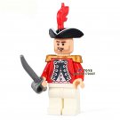 British Officer Custom minifigure movie Revolutionary soldier building toy figure