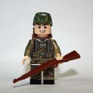 German Soldier WW2 custom minifigure movie building  Army toy figure