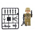 German Army Soldier Afrika WW2 custom minifigure movie building toy figure