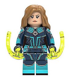 Captain Marvel Marvel comic Avengers! Custom minifigure! movie building toy figure