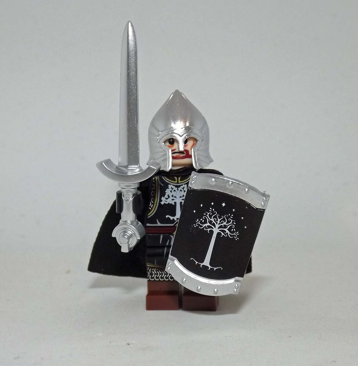 Gondor Kinght LOTR Custom minifigure movie Lord Rings building toy figure
