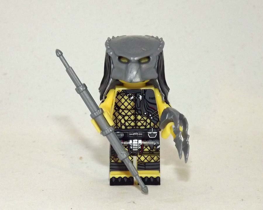 Alien Predator type 2 Custom minifigure Horror movie building toy figure