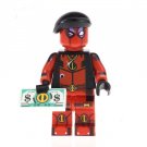 Pimp Deadpool Marvel Custom minifigure Comic movie building toy figure