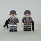 German Army WW2 custom minifigure gunner set movie building Soldiers toy figure!